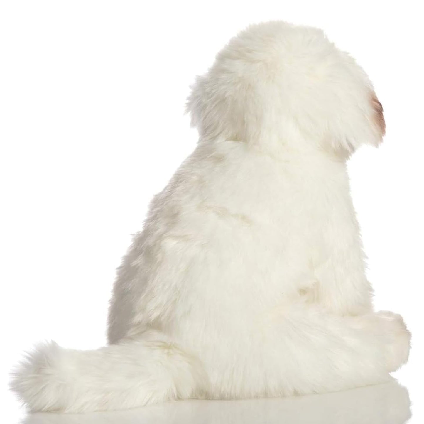 HollyHOME Maltese Stuffed Animal Realistic Maltese Dog Plush Toy Pet Gift for Kids 13 inches
