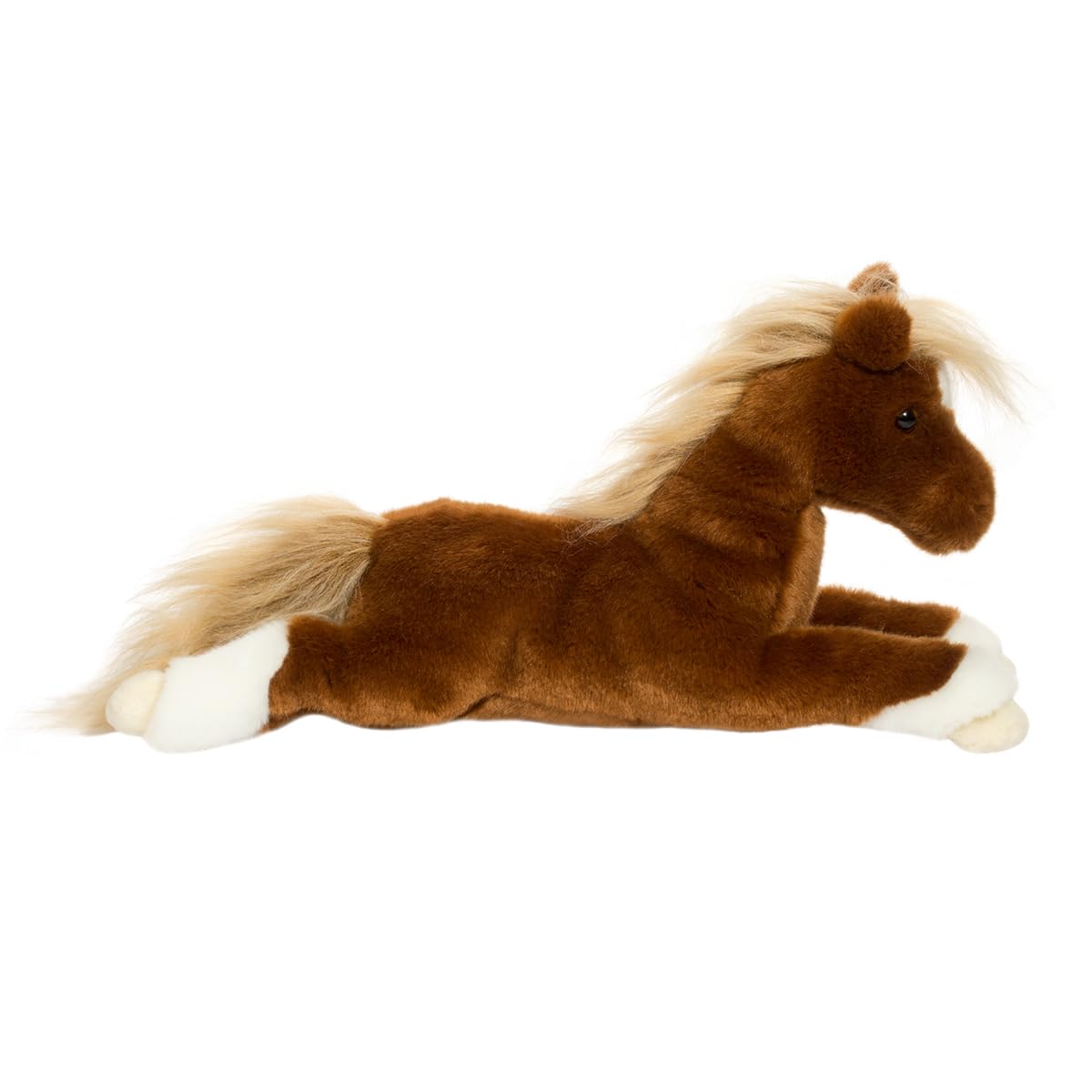 Douglas Wrangler Horse Plush Stuffed Animal – Realistic Chestnut Ranch Horse Plush Toy for Kids, Horse Lovers & Animal Lovers, 15" Long (38 cm)