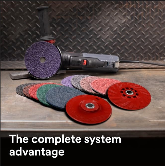 3M™ Electric Angle Grinder, 11131, VS, 6 in Paddle Switch, 120V, 1 EA