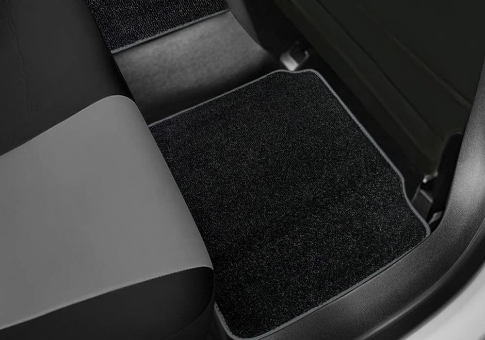 CarsCover Custom Fit 2014-2019 Toyota Corolla Front and Rear Carpet Car Floor Mats Heavy Cushion Ultramax Asphalt Black