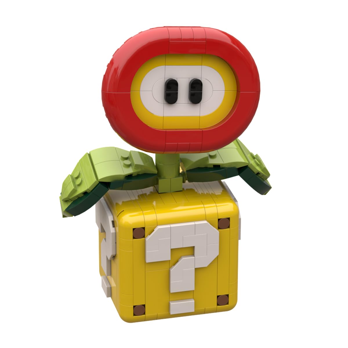 Jeamoc Piranha Plant Building Block for 71426 Piranha Plant, 337pcs Creative MOC Piranha Plant Model, Compatible with 71426 Super Mario Piranha Plant