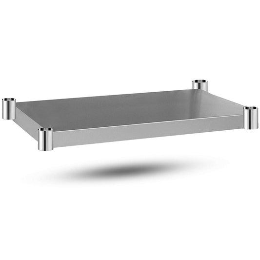 DuraSteel Galvanized Under Shelf for Work Tables - Extra Adjustable Lower Shelf for 24" x 18" Stainless Steel and Wooden Worktables - Fits for use in Restaurant, Warehouse, Home, Kitchen, Garage
