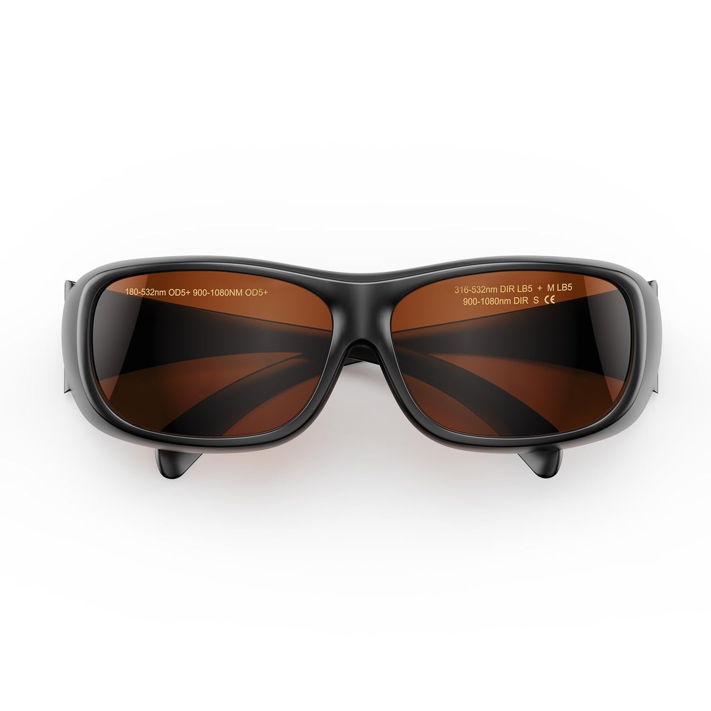LaserPecker Laser Safety Glasses 180nm–532nm & 900nm–1080nm for All Machines and Most Laser Engravers, Red Light Therapy Glasses Eyes Protection Laser Safety Goggles