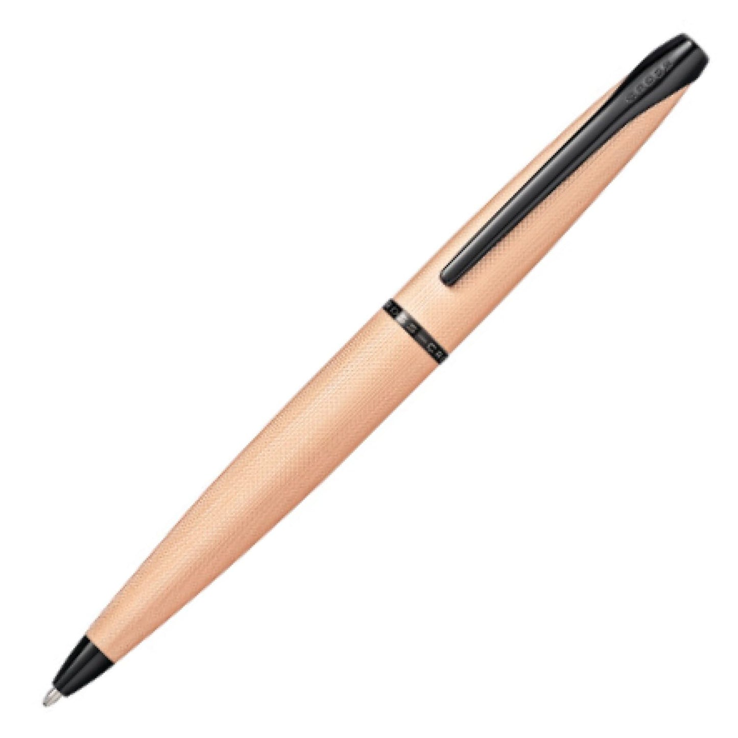 Cross ATX Brushed Rose Gold Ballpoint Pen - Refillable Pen for Smooth Writing - Black Ink - Comfortable Grip - Long-Lasting - Professional Office Supplies - Gift Box Included
