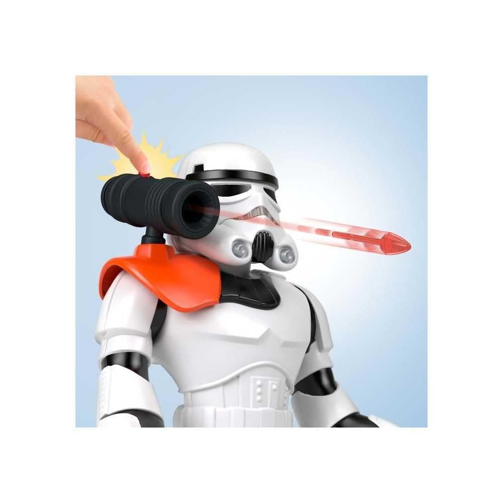 Fisher-Price Imaginext Star Wars Toy Stormtrooper XXL Figure, 16+ Inch Tall Poseable Character with Launcher for Kids Ages 3+ Years