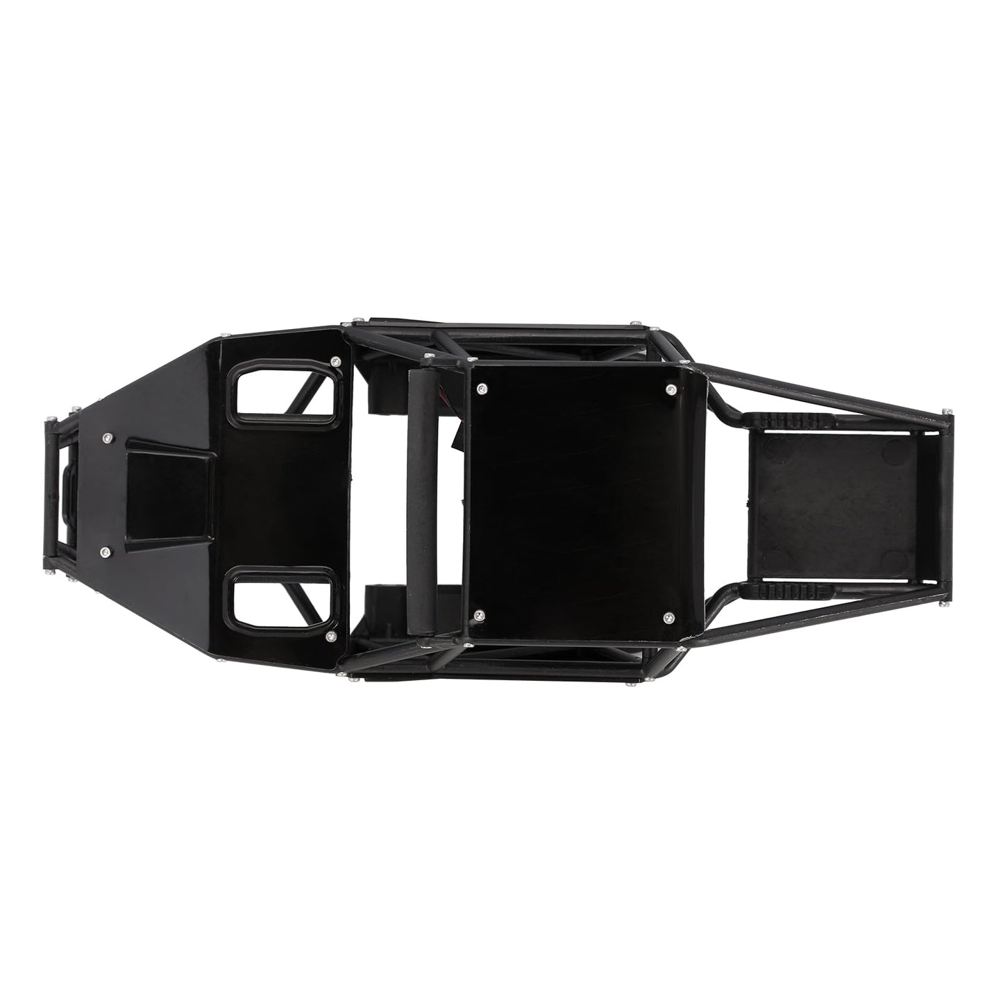INJORA Rock Tarantula Nylon Buggy Body Shell Chassis Kit for TRX4M 1/18 RC Crawler Upgrade（Black）