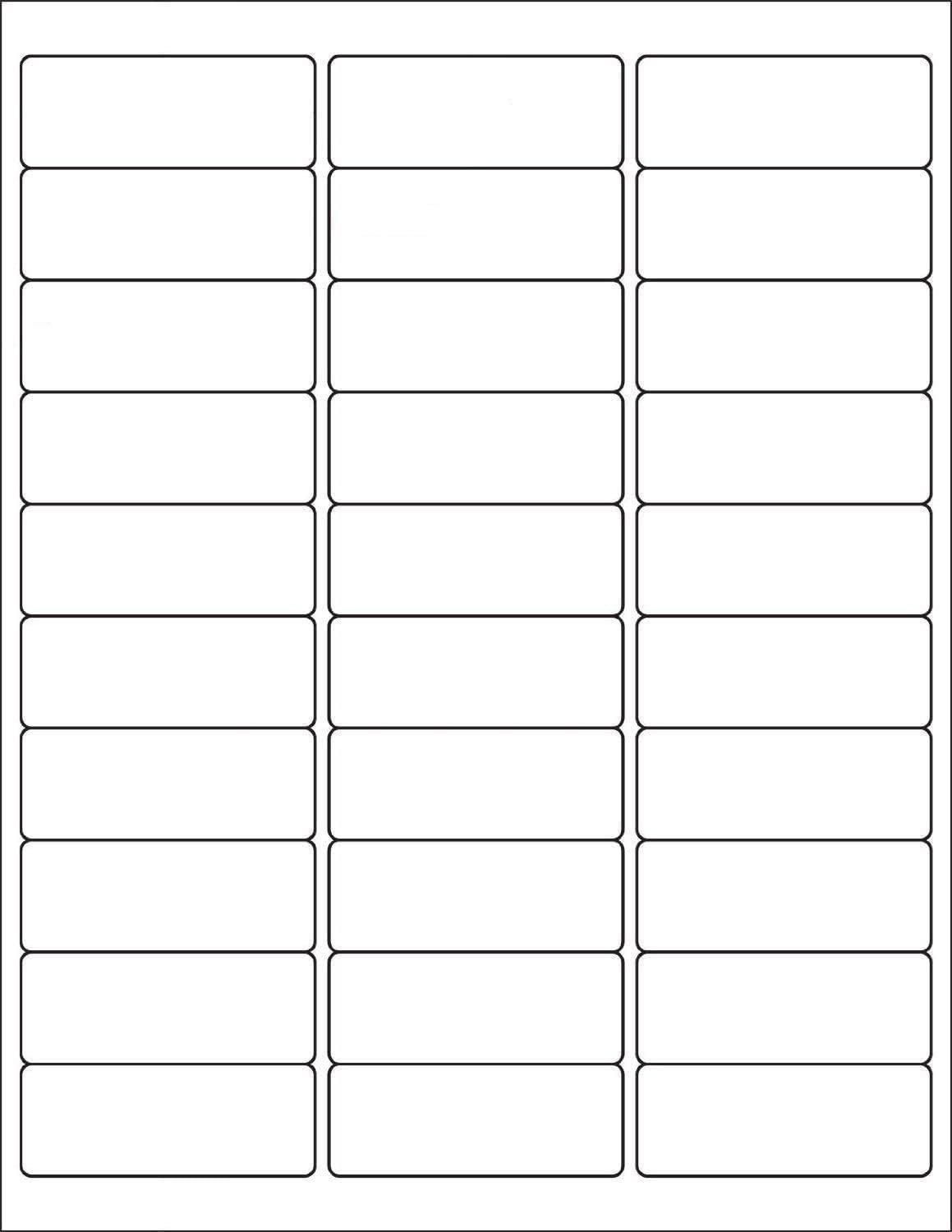 [500 Sheets] 1” X 2-5/8” Printable Address Labels 15000 Mailing Label for Envelopes 30-up Labels White, 5160 8160 Label Sheet for Laser Inkjet Printer