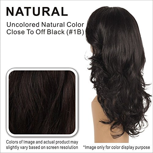 Vivica A. Fox NUKA, Remi Natural Human Hair, 360 Lace Wig, color NATURAL