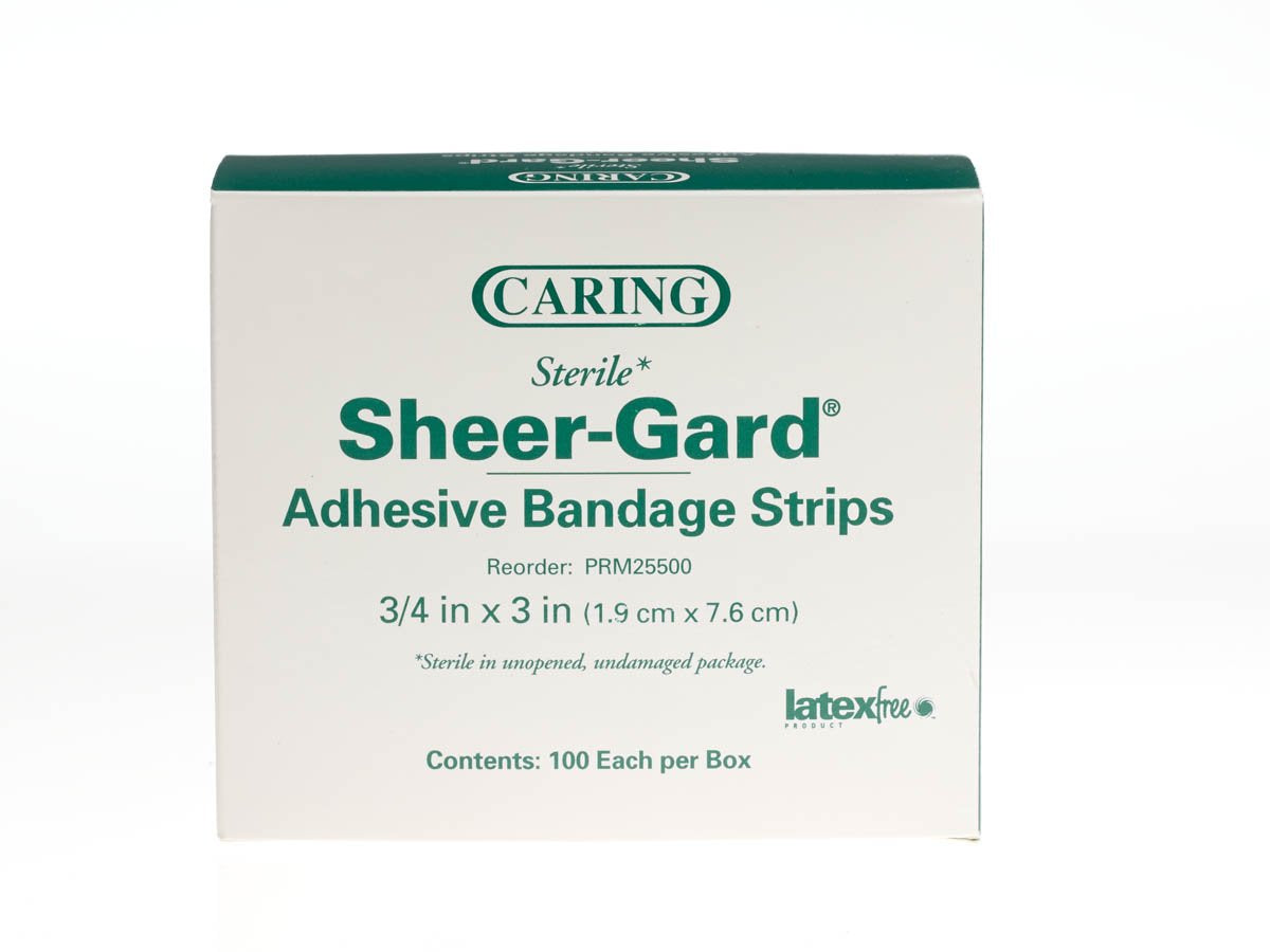 Medline Plastic Adhesive Bandages, 3/4" x 3", Not Made from Natural Rubber Latex, Pack of 1200