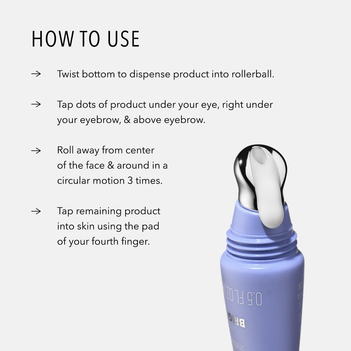 HydroPeptide Vital Eyes, Instant Awakening Serum, Cooling Rollerball Under Eye Moisturizer 0.3 Ounce