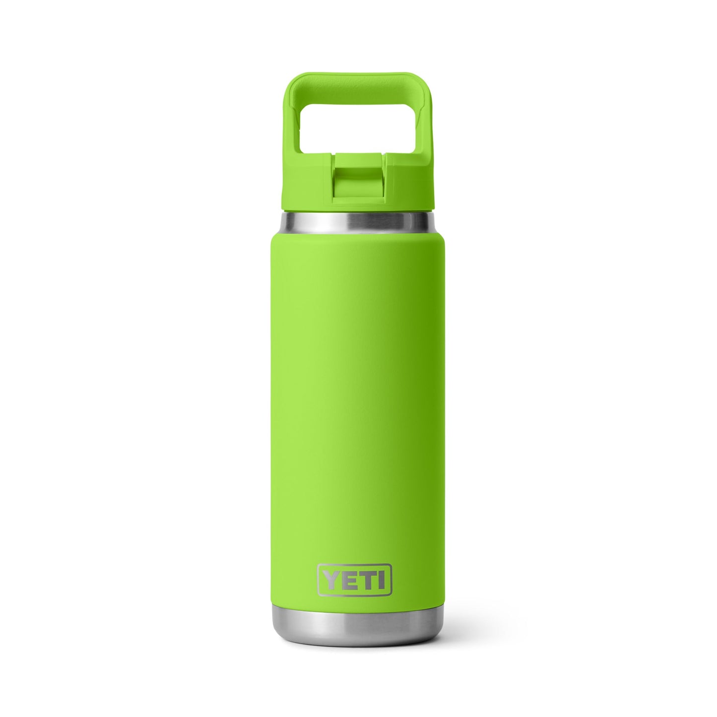 YETI Rambler 26 oz Bottle, Vacuum Insulated, Stainless Steel with Color Matching Straw Cap,Venom