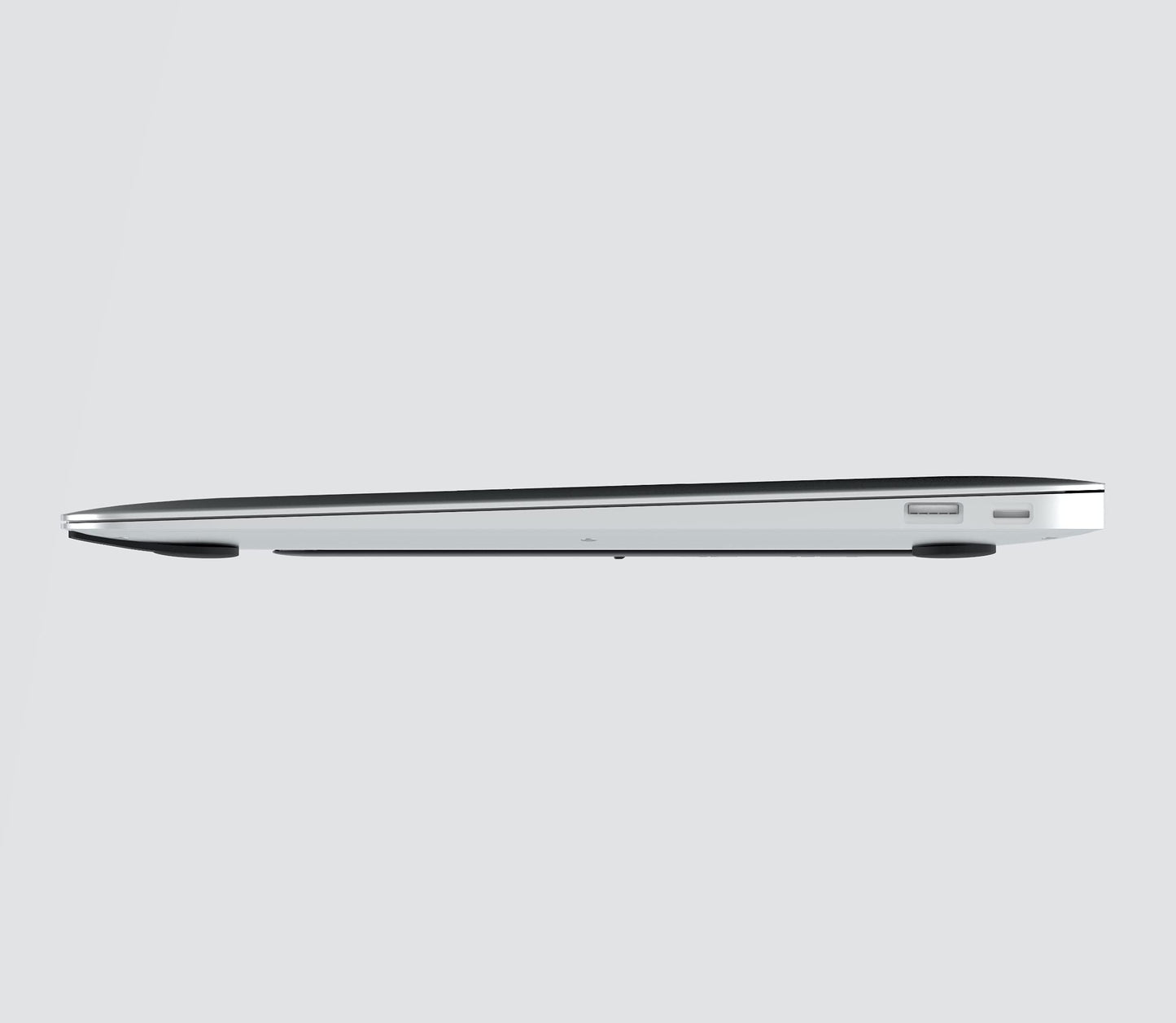 MAJEXTAND Paper-Thin Stand for MacBook, Laptop Riser, Slim Portable Ergonomic Ventilated Stand, 6 Adjustable Heights from 2.1" to 3.6", Compatible with Laptops Up to 18”, US Patented (Black)