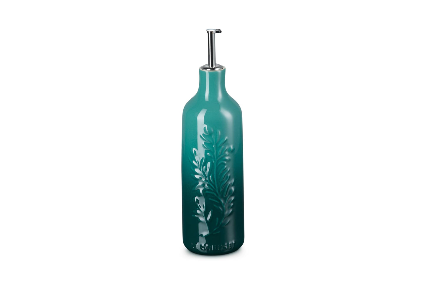 Le Creuset Stoneware Olive Branch Collection Oil Cruet, 20 oz., Artichaut