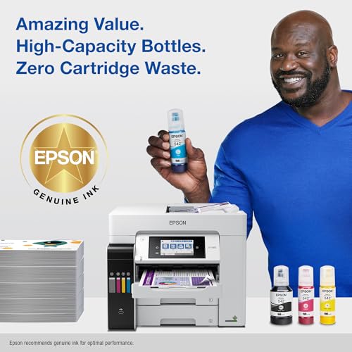 EPSON 542 EcoTank Pro Ink Ultra-high Capacity Bottle Color Combo Pack (T542520-S) Works with ET-5150, 5170,5180, 5800, 5850, 5880, 16600, 16650