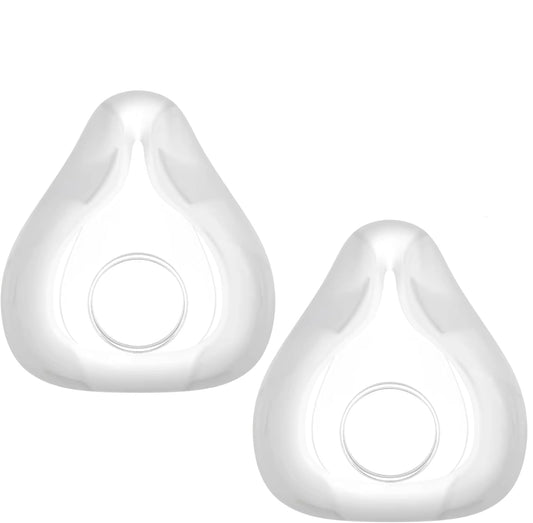 2 Pack Replacement Cushion Compatible with ResMed AirFit F20 Medium, Ultra-Soft & Durable, Covers Nose and Mouth (2)
