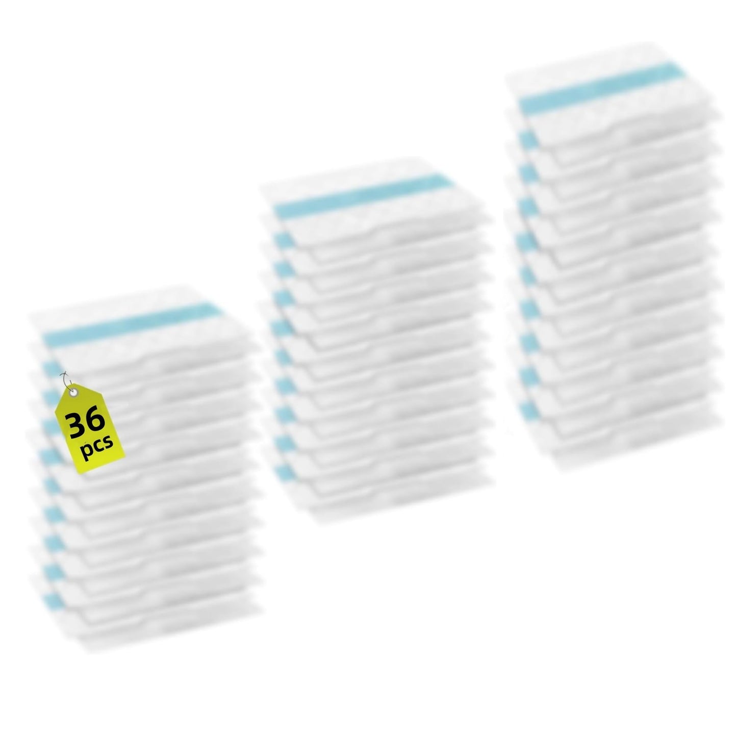 VACMOP Replacement Pads, Disposable Hard Floor Vacuum Cleaner and mop pad Replacement Pack. Compatible with VACMOP Pro VM252, VM251, VM250, Suitable for All Sealed Floors (36)