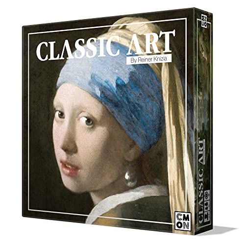 CMON Classic Art Board Game | Art Collection Strategy Game | A Competitive Game of Prediction | Great for Game Night with Adults | Ages 14+ | 2-5 Players | Average Playtime 30 Minutes | Made by CMON