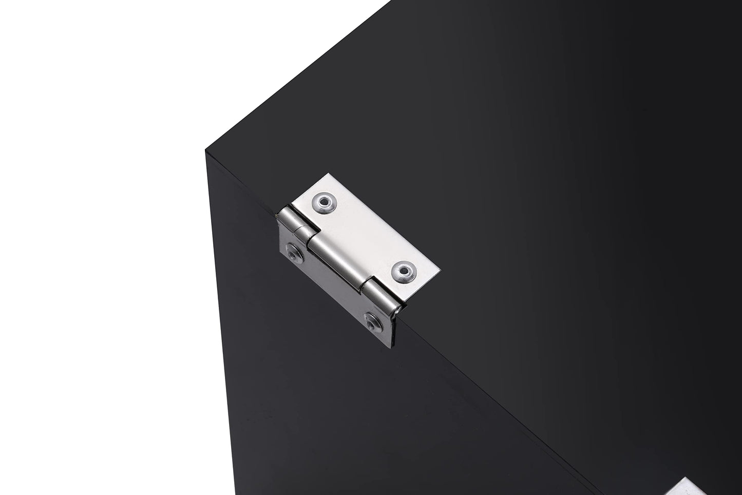 CiaoHER Acrylic Black Donation Box, Ballot Suggestion Box Money Storage Square Container for Voting, Charity, Ballot, Contest, Suggestions (10x10x10 inches)