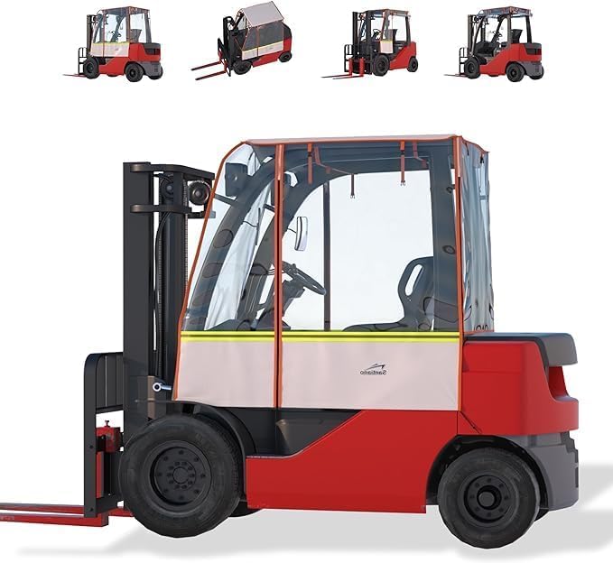 Santiano Forklift Cover,All-Weather Use, Multi-Functional, No Disassembly, Waterproof, Dustproof, Wind & Snow Protection,600D Oxford&EVA Eco-Friendly Material - Work Year-Round!Up to 6000 Lbs