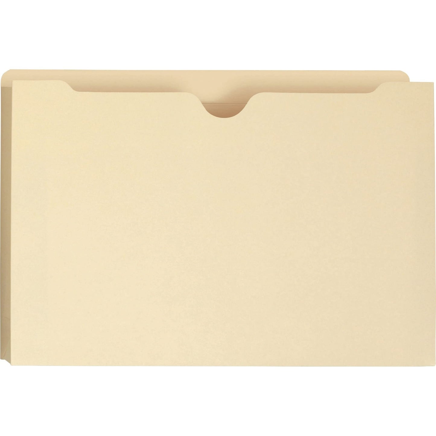 Smead File Jacket, Reinforced Straight-Cut Tab, 1-1/2" Expansion, Legal Size, Manila, 50 per Box (76540) (Pack of 1)