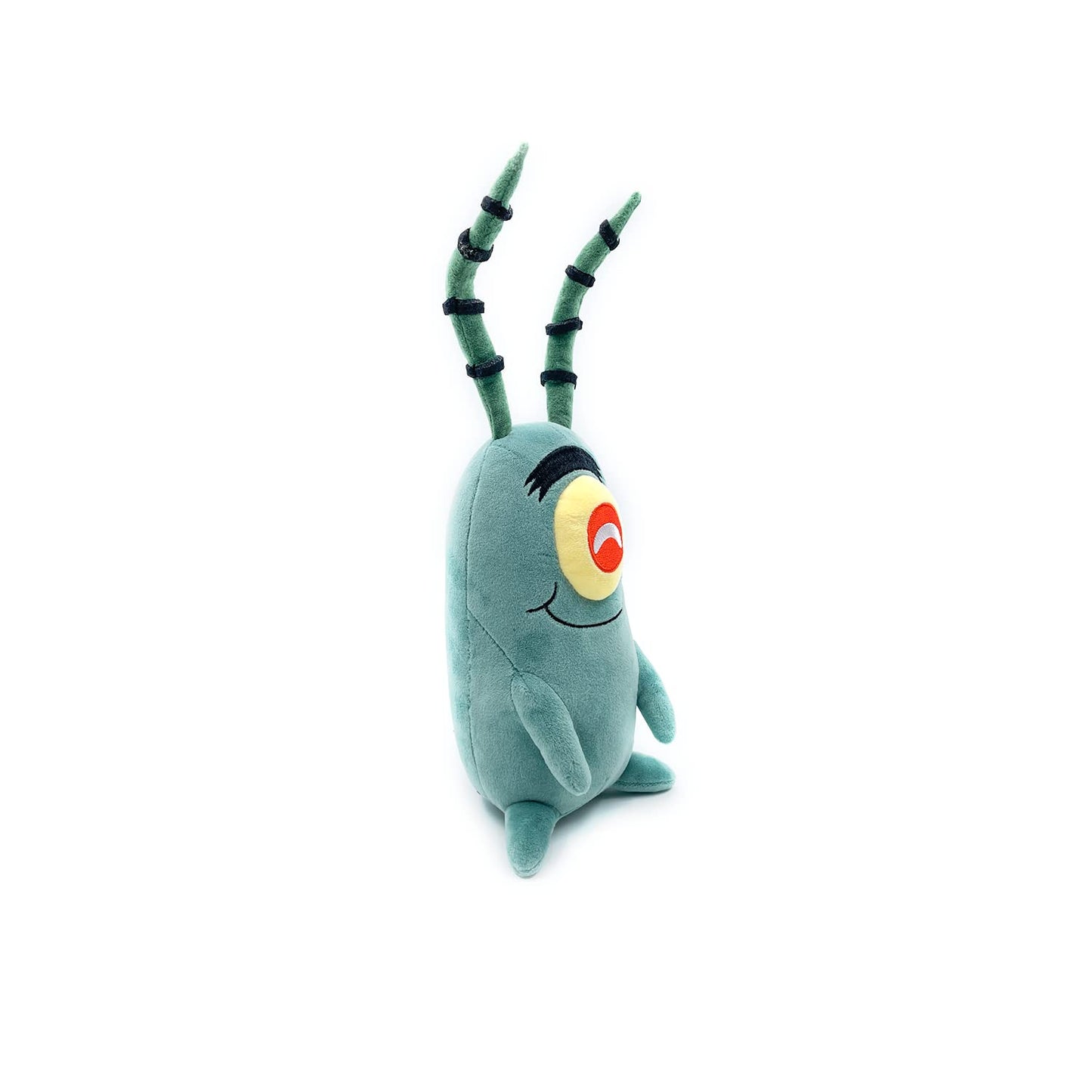 Youtooz Plankton Sitting Plush 9" Inch, Spongebob Official Licensed Stuffed Plushie, Chum Bucket From Spongebob Squarepants