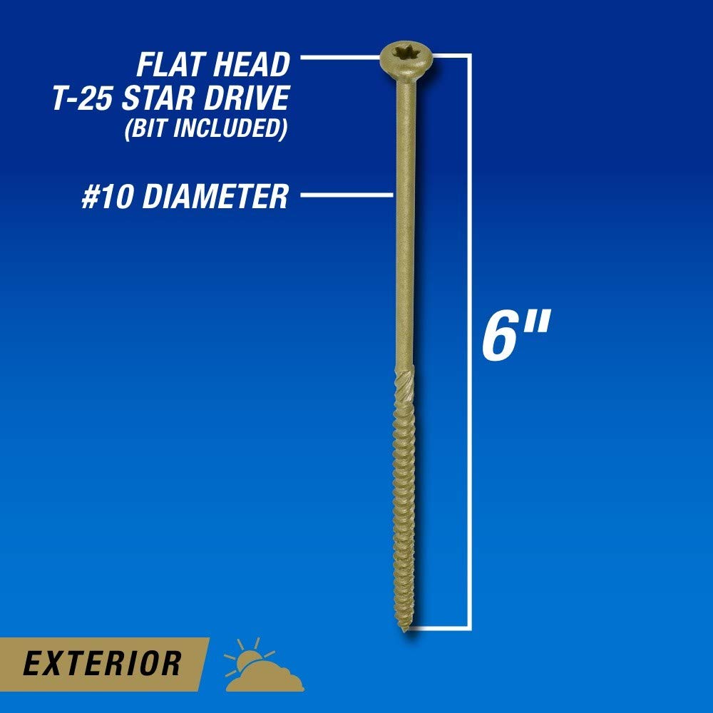 1/4KEG 10X6 EXT SCREW