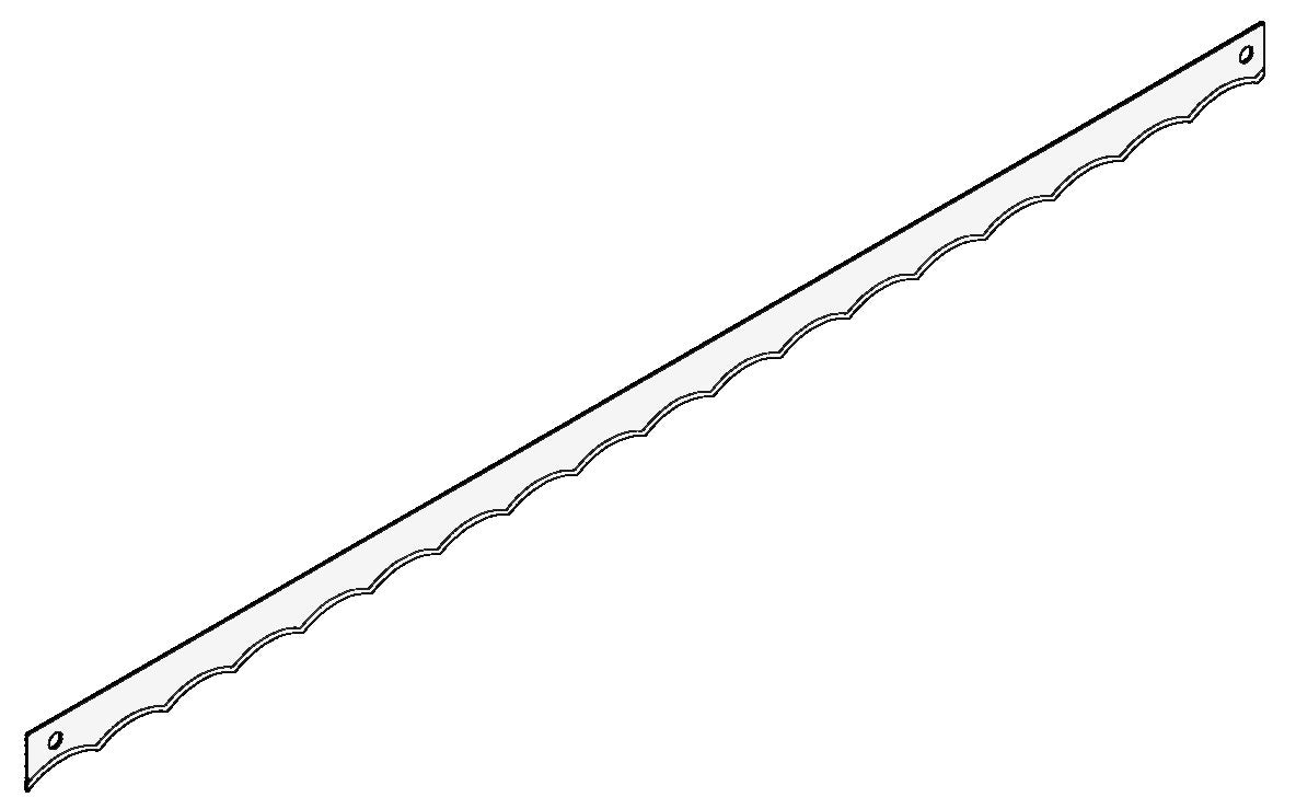 National Band Saw Slicer Blade, 32 Pack - Bread Slicer Replacement Blades, Compatible with Oliver Models 703, 711, 732, 758, 777, 797, Replaces 797-0029-1, Durable Precision Slicing Performance