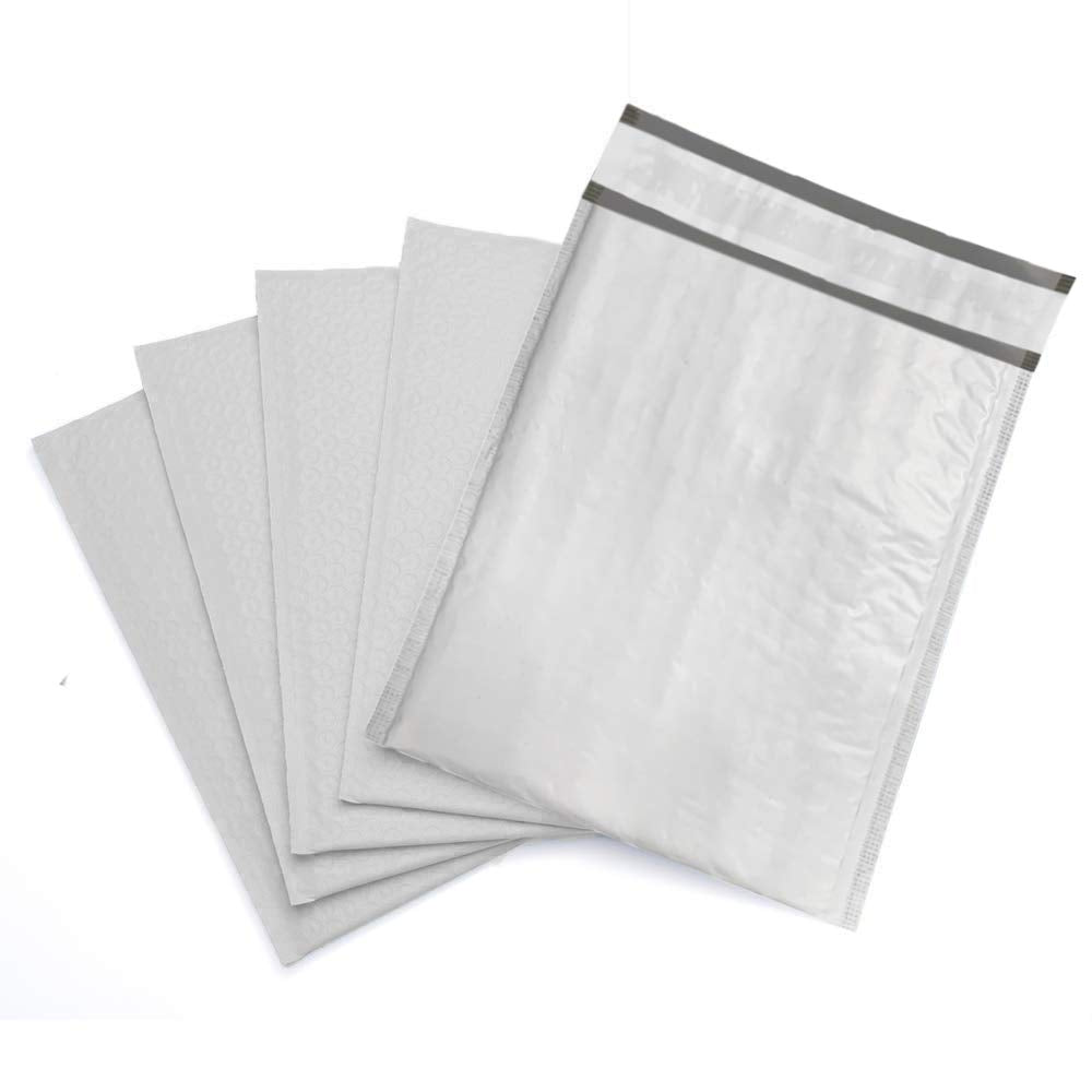 PackageZoom 100 Pack Poly Bubble Mailers 9.5 x 14.5 Padded Envelopes #4 Shipping Envelopes 2.5 Mil