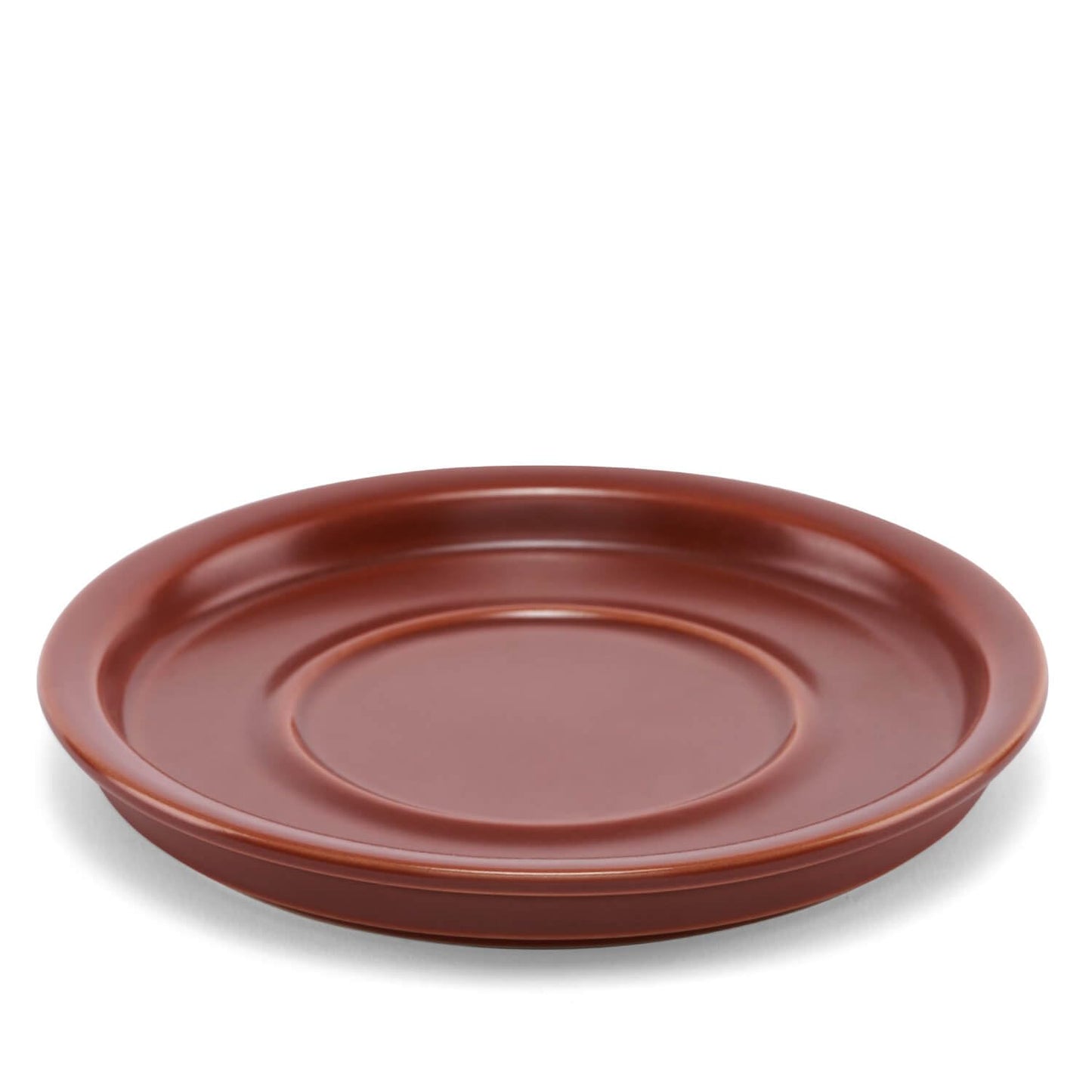 Tea Forte Terra Stoneware Teacup with Saucer, Frank Lloyd Wright, 8 oz. Stoneware Teacup for Steeping Pyramid Infusers, Dishwasher & Microwave Safe