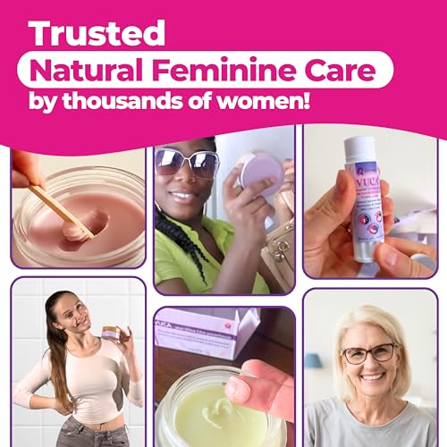 Vulva Balm Moisturizing Vaginal Cream with Menthol; Natural Yoni Cream for Feminine Health; Intimate Vulva Care for Redness Relief; Vaginal Dryness Menopause Cream External usage (2 pcs: 2 + 0.5 oz)
