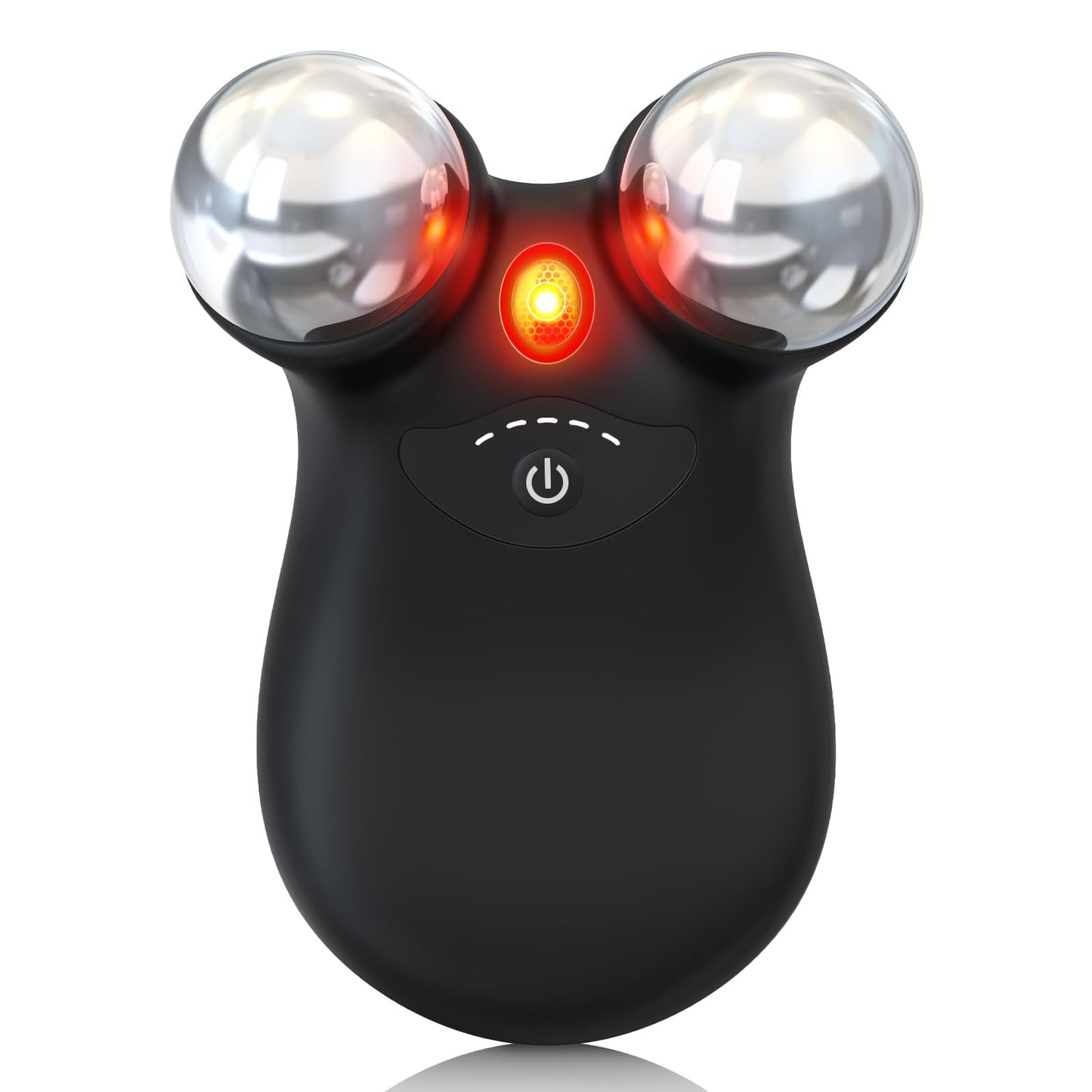 Microcurrent Facial Device,Latest Red Light Technology,Enhances The Ability to Lift The Face and Tighten The Skin,Facial Wrinkle Equipment,Smart Photon Micro-Current Device,Model:EP-300. (Black)