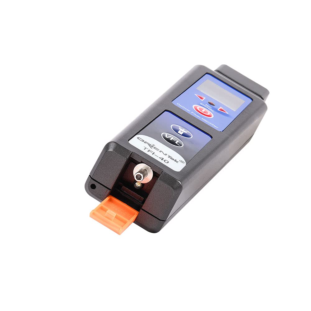 ORIENTEK TFI-40 Optical Fiber Identifier All-in-one Chuck Live with 10mw VFL 800nm-1700nm Fiber Detector Traffic Identifier OFI