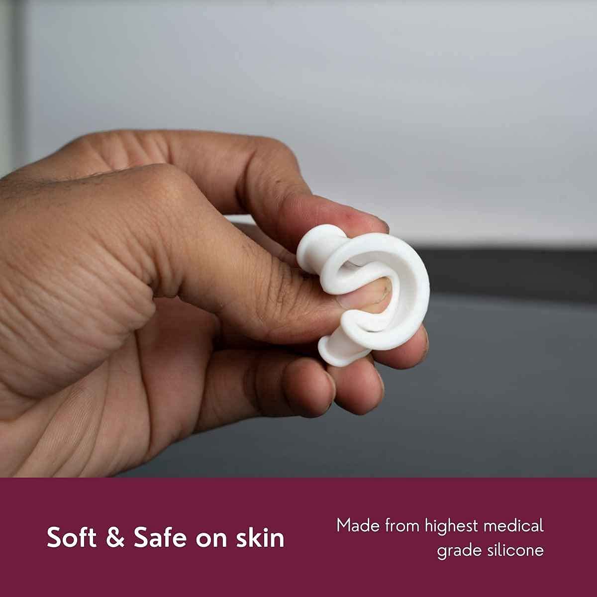 Fore-Stretch Rings (20-Piece-Set) with Cold-Pressed Coconut Oil and 'How to use' Booklet | Lab-Tested | Comfortable | Skin-Friendly Silicone