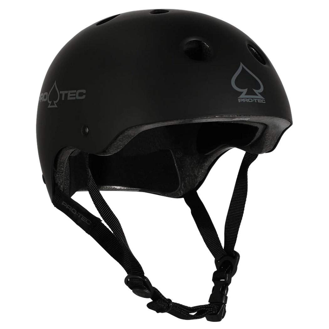 Pro-Tec Classic Certified Skateboard Helmet, Ideal for Skateboarding, Bicycling, BMX and Roller Skating, – X-Large – Black Matte