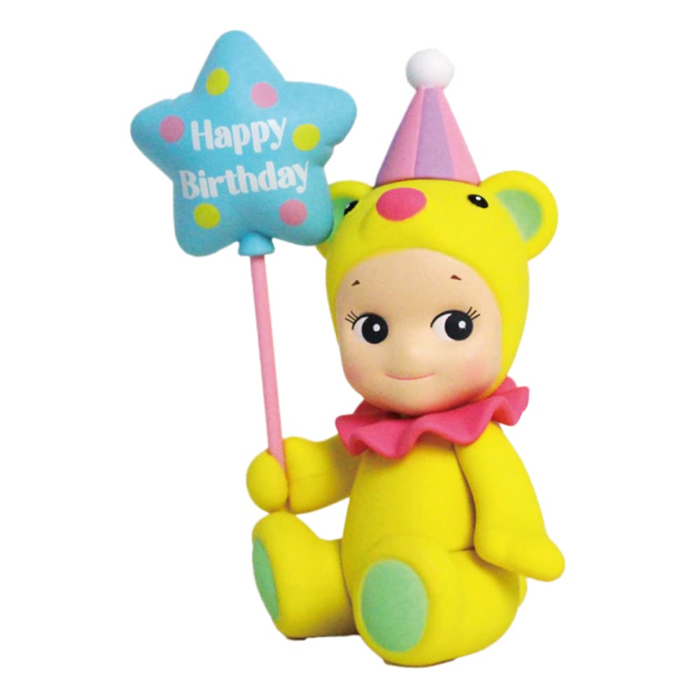 Sonny Angel Birthday Gift Bear 2021 - Original Mini Figure / Edition - 1 Sealed Blind Box, Multicolor