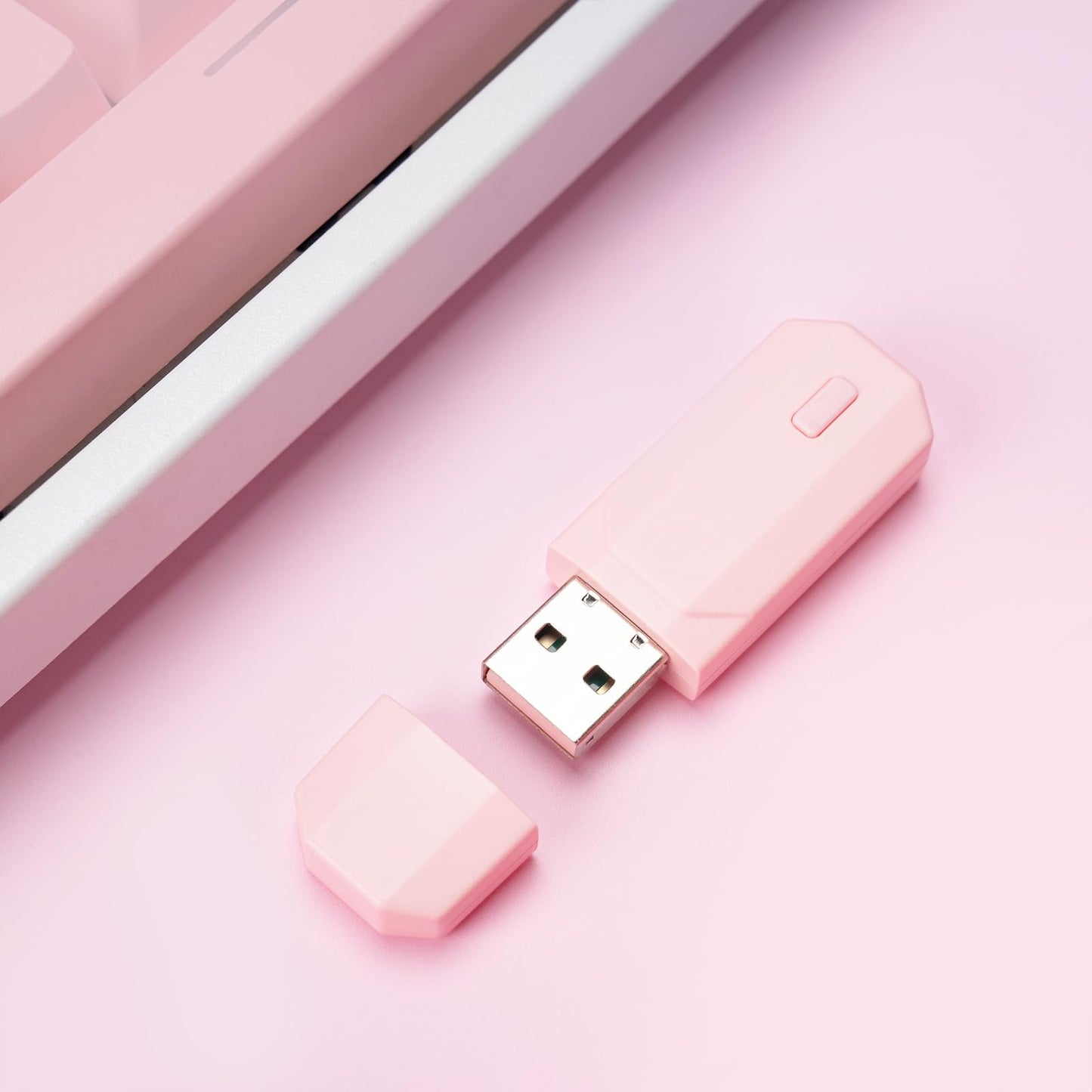 Kuitmor Pink Switch Controller,Hello Kitty Hall Effect Controllers Wireless for Switch 2/1/OLED/Lite,PC,Android,iOS | 2.4G Receiver + Bluetooth,1000mAh Battery,6-Axis Gyro,Dual Vibration,RGB Breathing Light