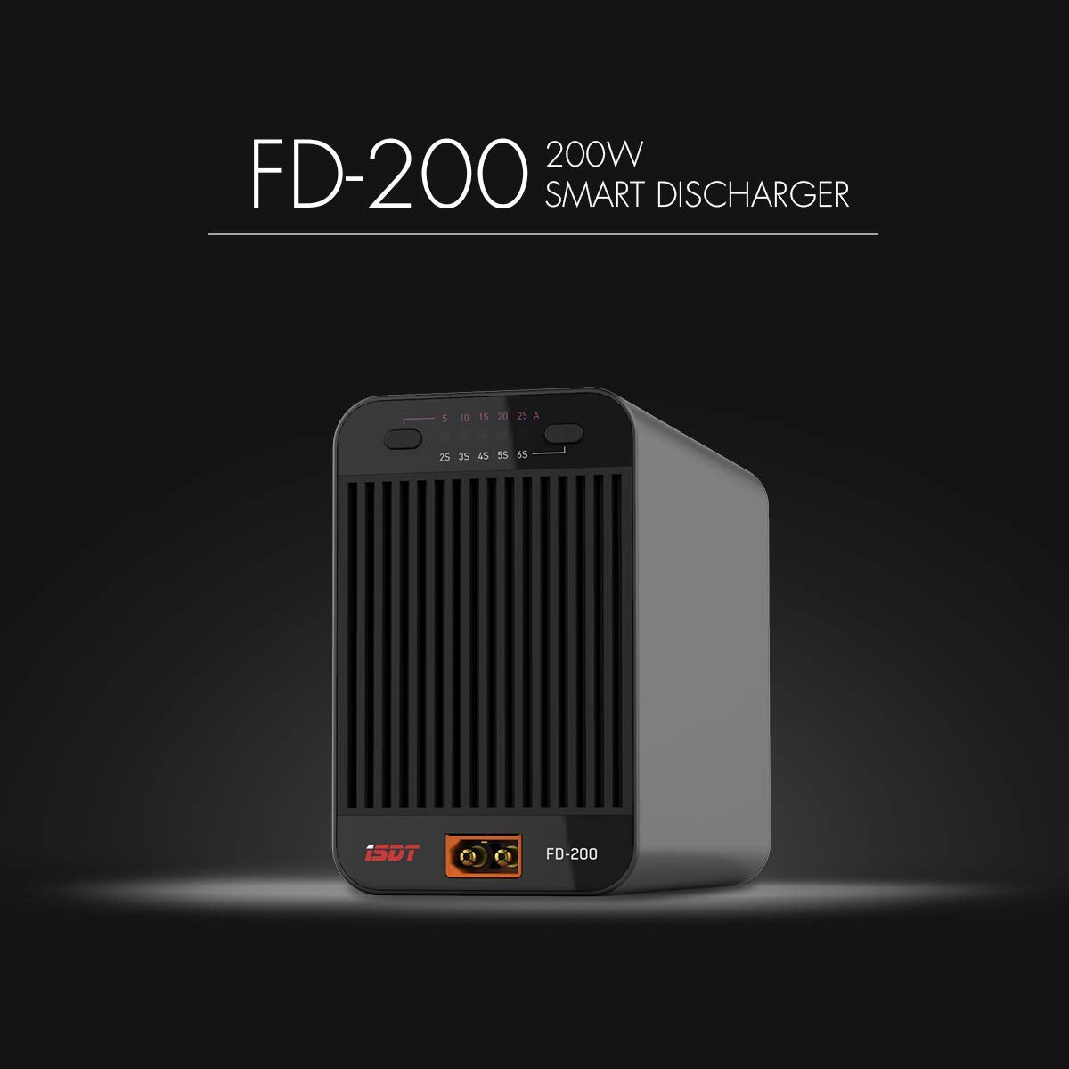 ISDT FD-200 Smart Discharger 200W 25A Wireless APP Control Discharger Capacity 2-8S Lipo Battery Discharging