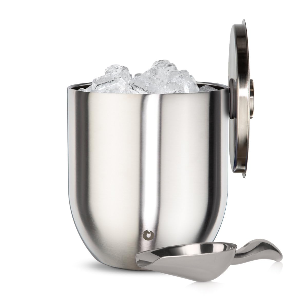 Snowfox Plus - Insulated Ice Bucket with Lid/Scoop, Premium Vacuum Insulated Stainless Steel Ice Buckets for Parties, Ice Box, Home Bar Accessories, Parties Supplies, Bar Decor, 3L