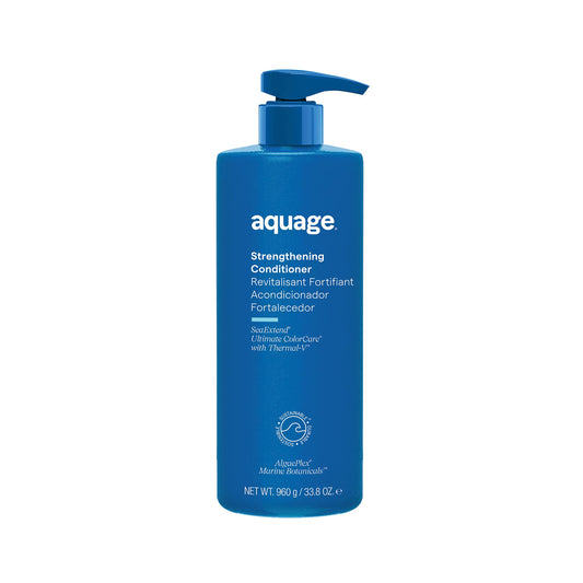 Aquage SeaExtend Strengthening Conditioner, Preserves Hair Color and Protects from Thermal Styling Damage, 33.8 oz.