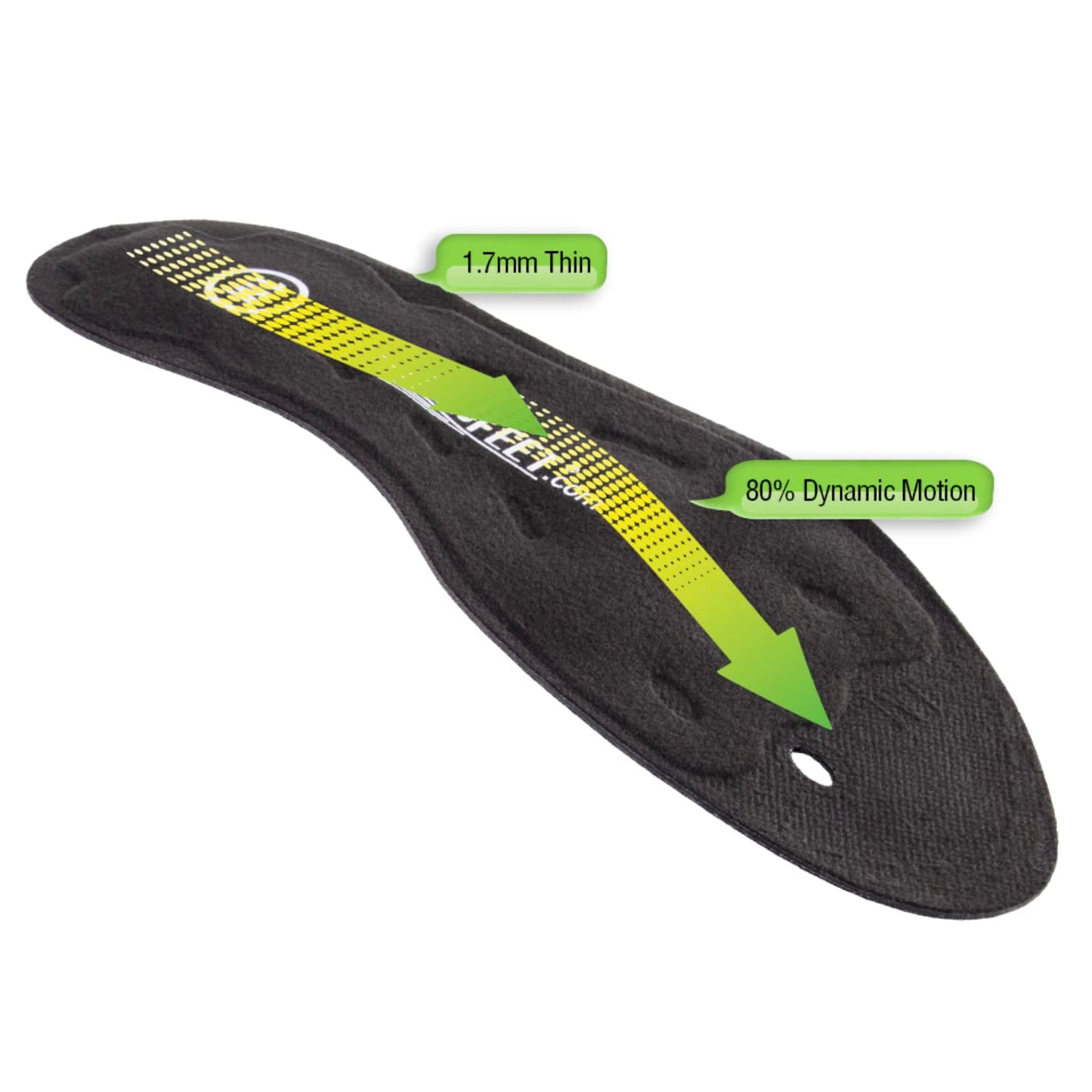Dynamic Active Arch Support, AIRfeet Classic, Shoe Insoles for All Day Comfort, Relieving Neuropathy and Plantar Fasciitis, and improving Circulation (Medium)