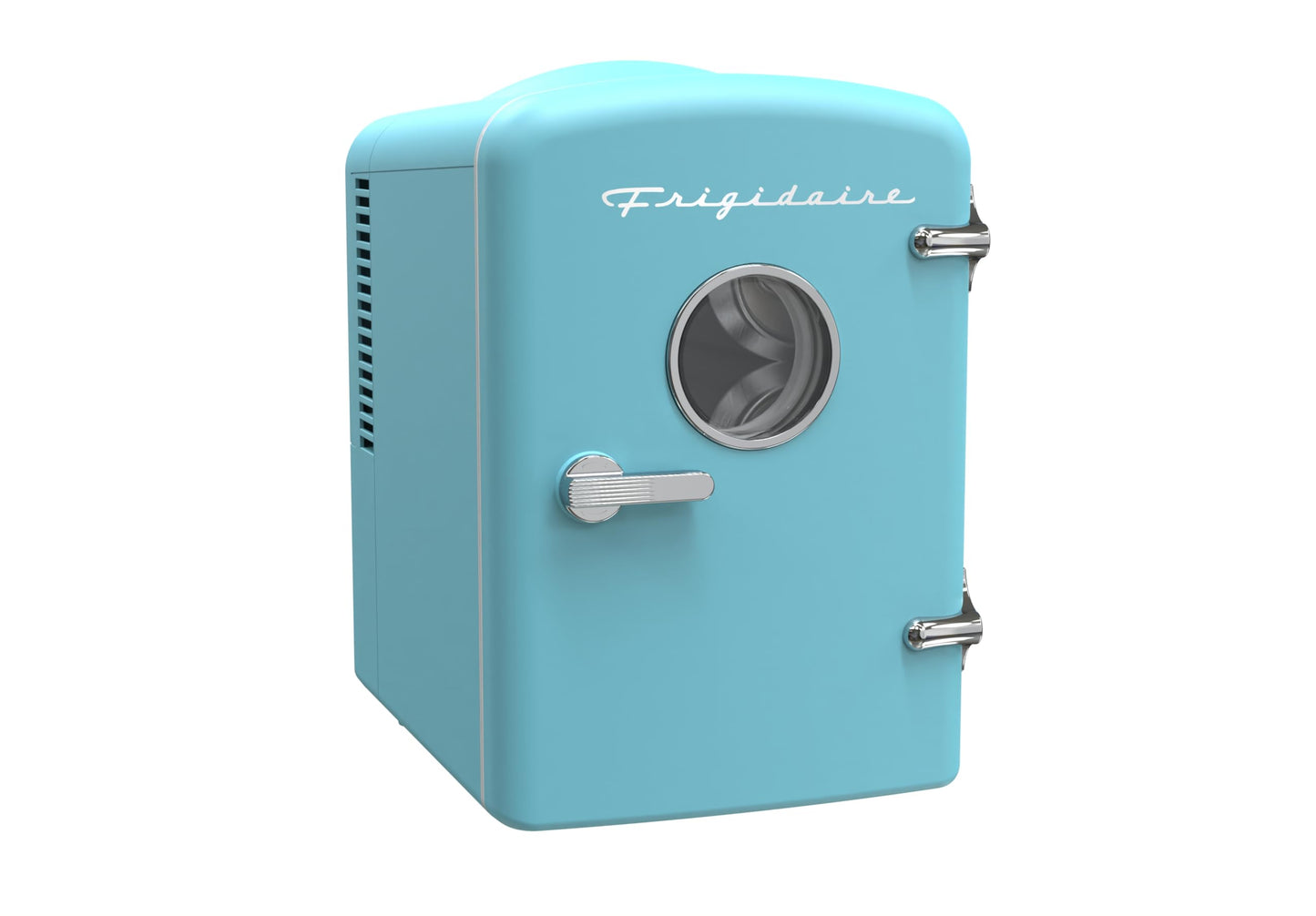 Frigidaire EFMIS171 Retro Mini Portable Personal Fridge - Ideal for Home, Office or Dorm - Includes Carrying Handle, AC/DC Wall/Car Charger (SkyBlu)