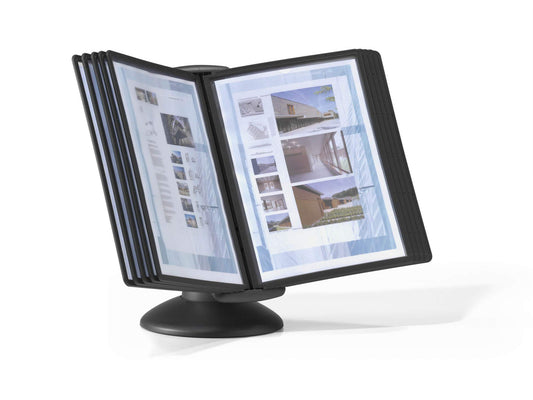 DURABLE Motion Reference System, 10 Double-Sided Panels, Letter-Size, Black, SHERPA Design (553901)