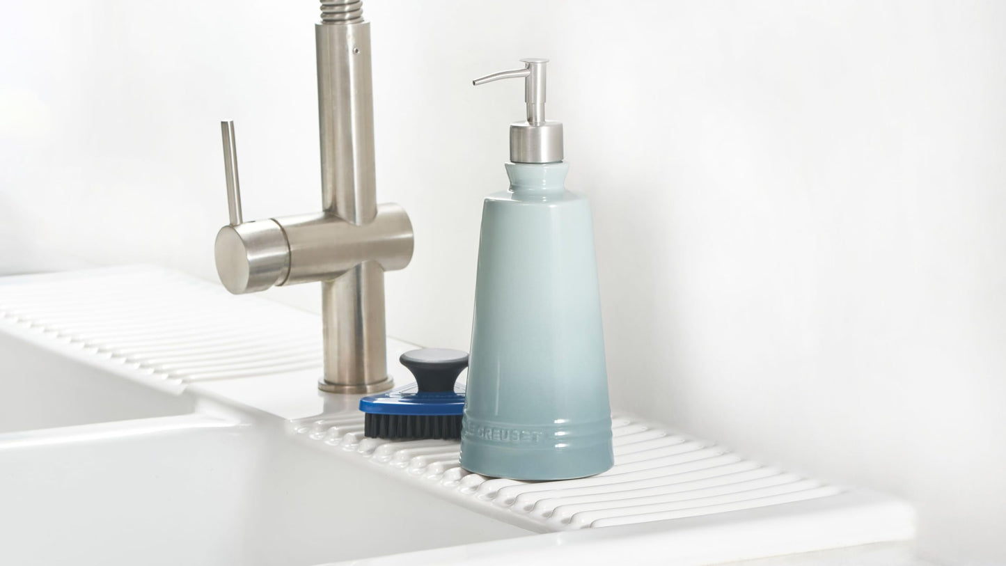 Le Creuset Stoneware Signature Soap Dispenser, 20 oz., Shallot