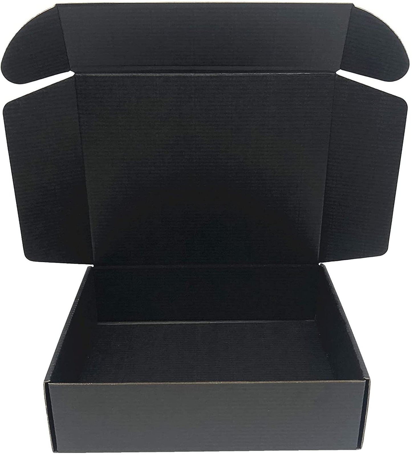 Black Cardboard Shipping Box 15.7x11.8x3.1 Inch Corrugated Packaging Storage Boxes 15 Pack (Inside Size: 15.2 x 11.6 x 3")