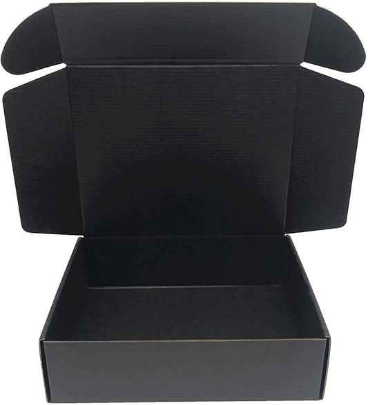 Black Cardboard Shipping Box 15.7x11.8x3.1 Inch Corrugated Packaging Storage Boxes 15 Pack (Inside Size: 15.2 x 11.6 x 3")