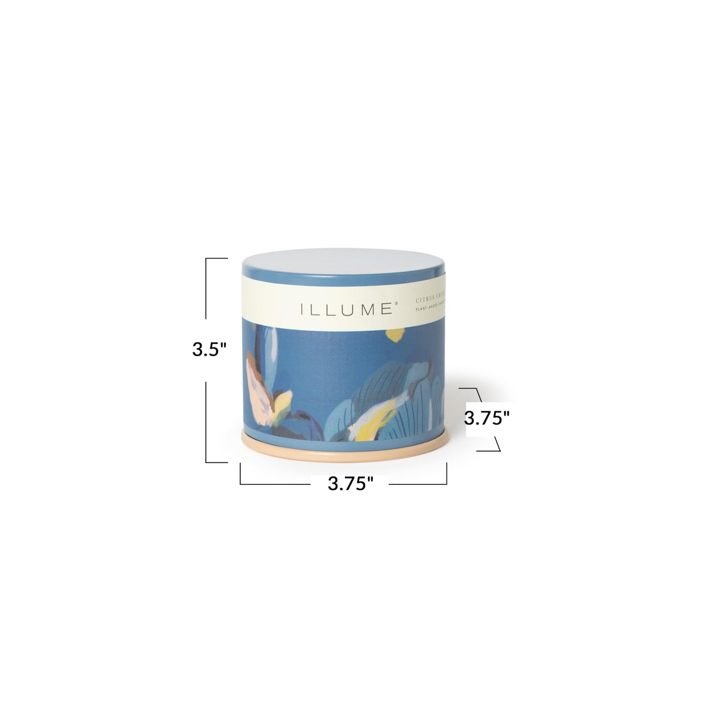 Illume Beautifully Done Essentials Citrus Crush Vanity Tin Scented Candle