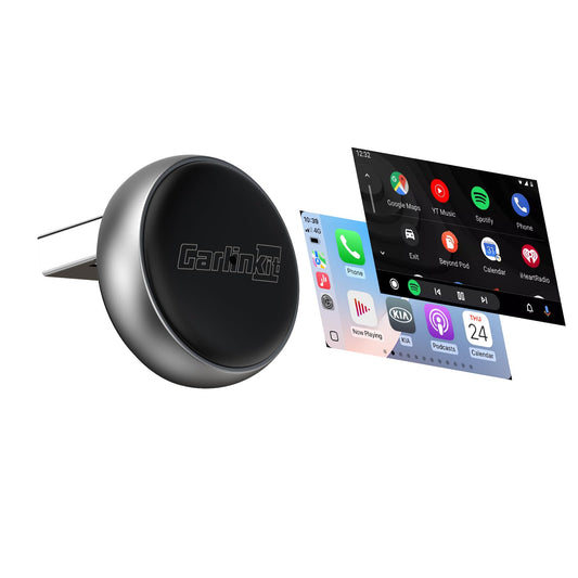 Carlinkit Wireless CarPlay Adapter & Android Auto Mini Ultra3, 2-in-1 Mini USB Desgin with OEM Car Models, Plug and Play/Low Latency Portable/Auto Connect, Compatible with iOS 10+ & Android 11+