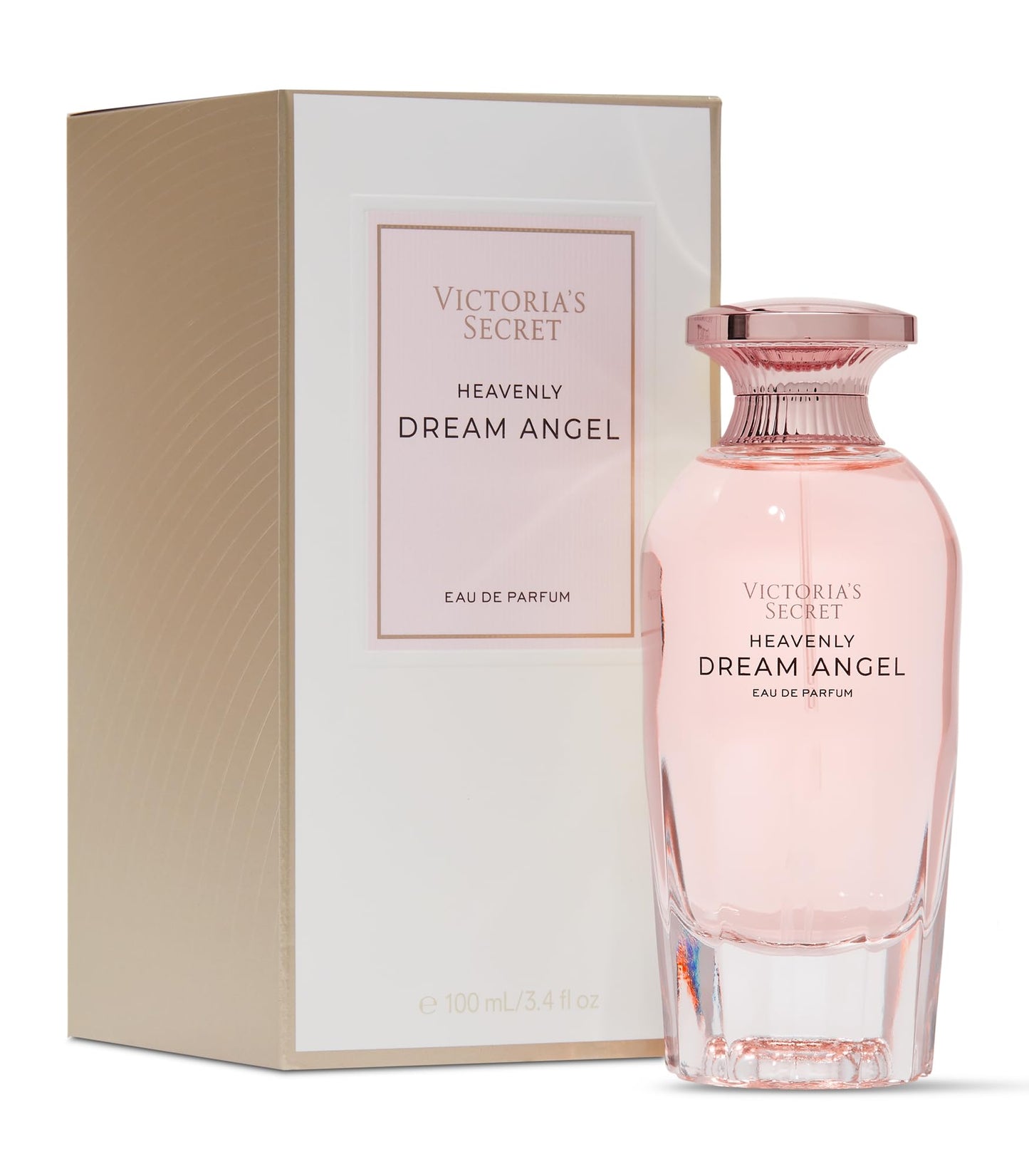 Victoria's Secret Heavenly Dream Angels Eau de Parfum, Notes of Prismatic Musk, Raspberry Nectar & Amber Crystals, Perfumes for Women (3.4 oz)