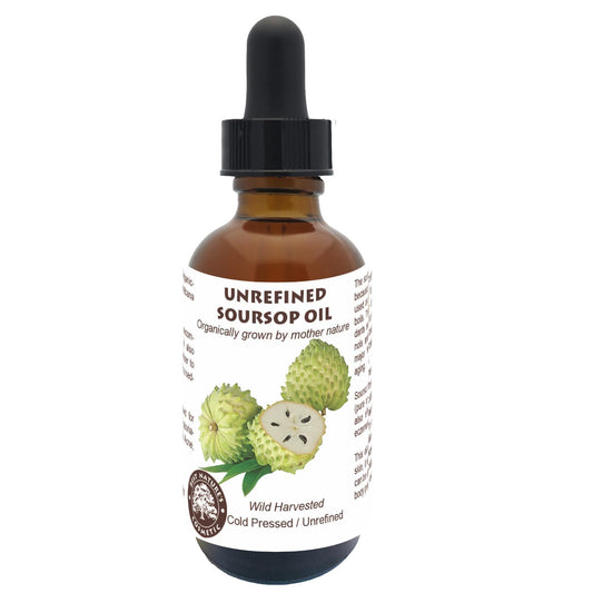 Best Nature's Cosmetics Virgin Soursop Graviola Guanabana Oil (Organic, Undiluted, Cold Pressed, Unrefined) 4 oz / 120 ml – Natural Moisturizer for Dry and Damaged Skin.