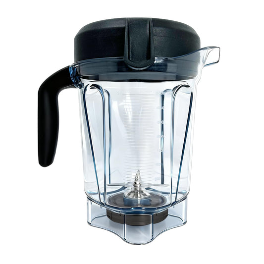 Blender Pitcher 64 oz Low-Profile Clear, Replacement Container for 5300, 6500,750,7500, 5200, 6000, 6300,VM0102, VM0103, VM0197, G/Propel/Professional Series etc., 2-year warranty